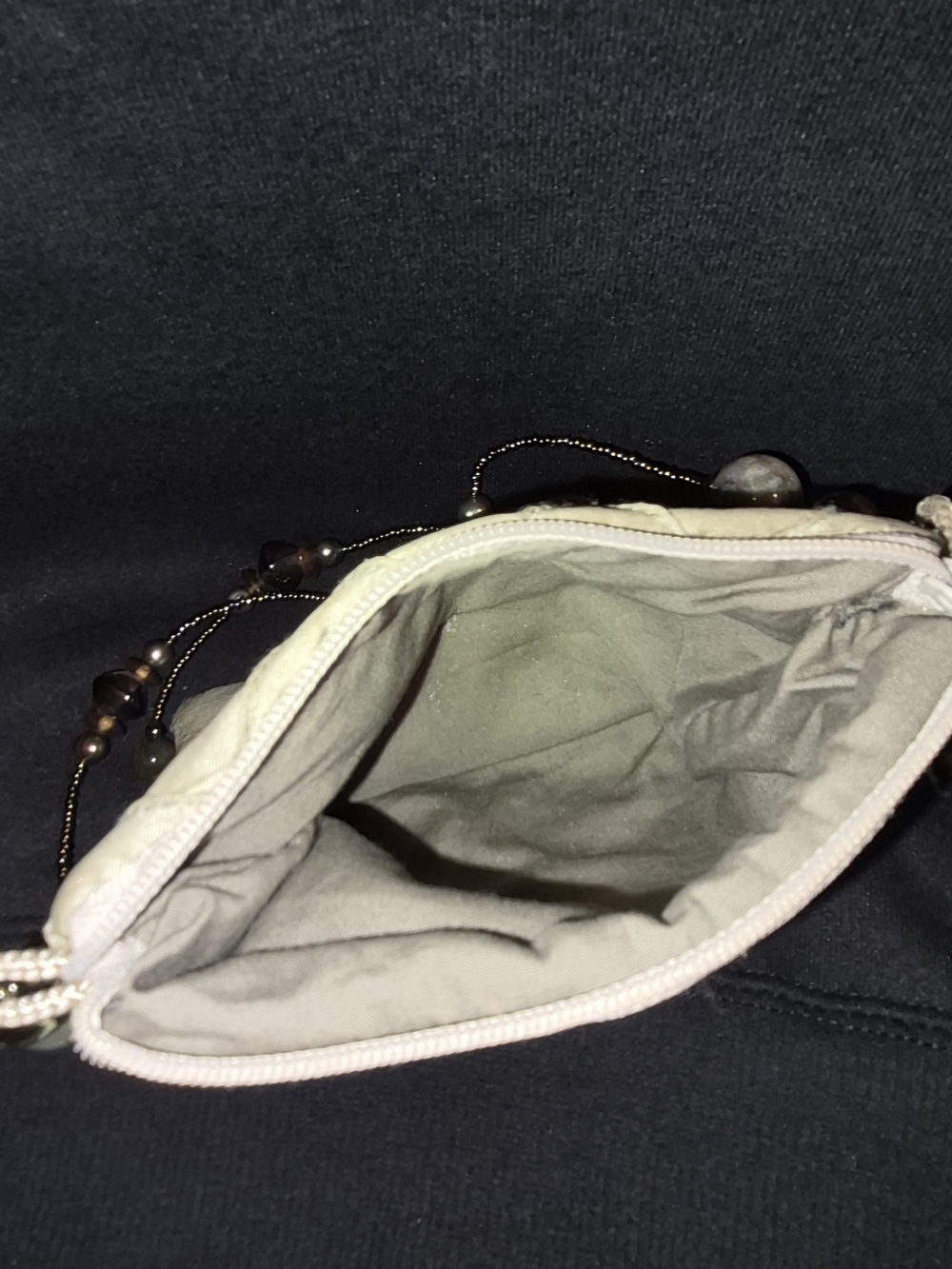 Fanny Fontaine Handmade Original Natural Shore Beaded Strap Purse*Rare Find*